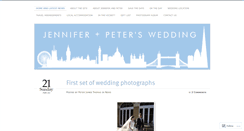 Desktop Screenshot of jenniferandpeter.org