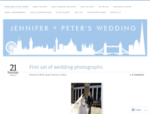 Tablet Screenshot of jenniferandpeter.org